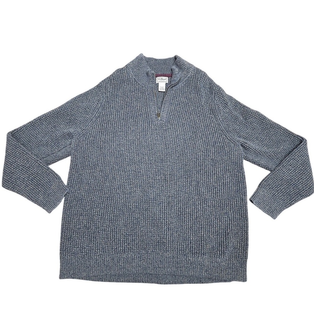 L.L. BEAN ORGANIC COTTON 1/4 ZIP‎ XXL